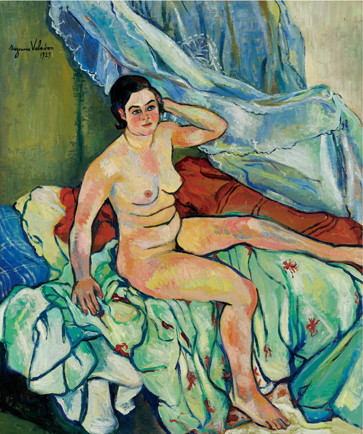  Suzanne Valadon —— NU ASSIS AU BORD D'UN LIT